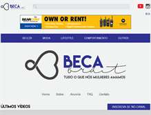 Tablet Screenshot of becabrait.com.br